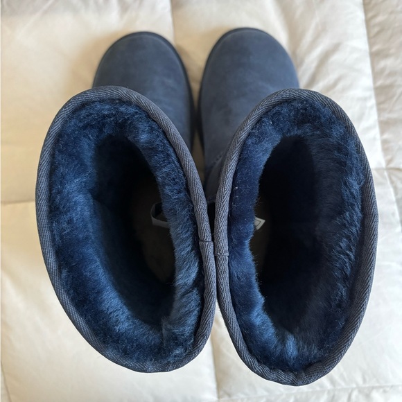 New Classic Short Navy Ugg Boots - Picture 5 of 13